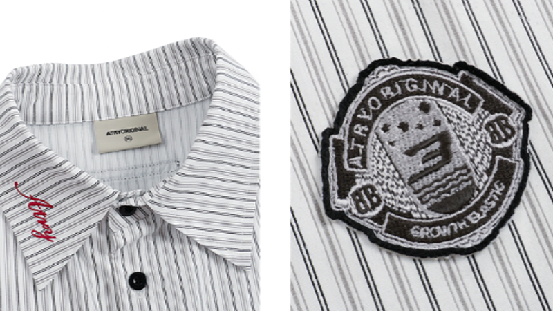 STRIPE LONG SLEEVE SHIRT I-0094