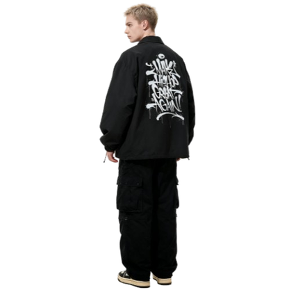 RETRO HIP-HOP COACH JACKET I-0107