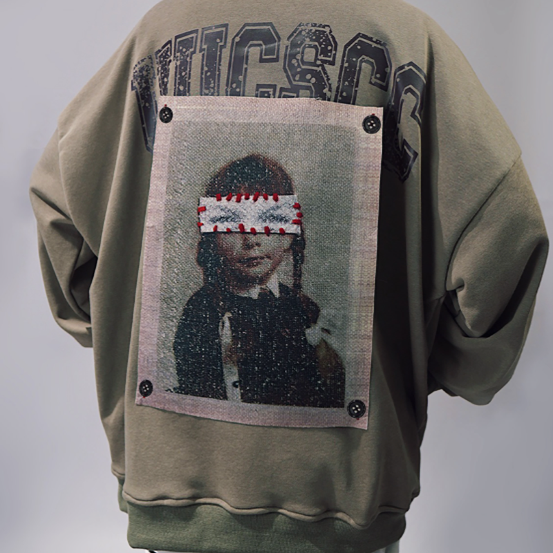 RETRO HIP-HOP HOODED SWEATSHIRT I-0149