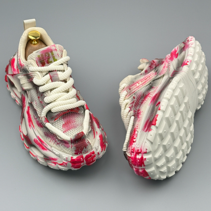 BREATHABLE MESH POP COLOR SHOES I-0223