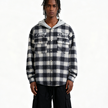 FUNKY BBOY HOODED SHIRT I-0175