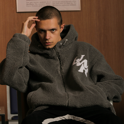 HOODED FLEECE JACKET I-0007