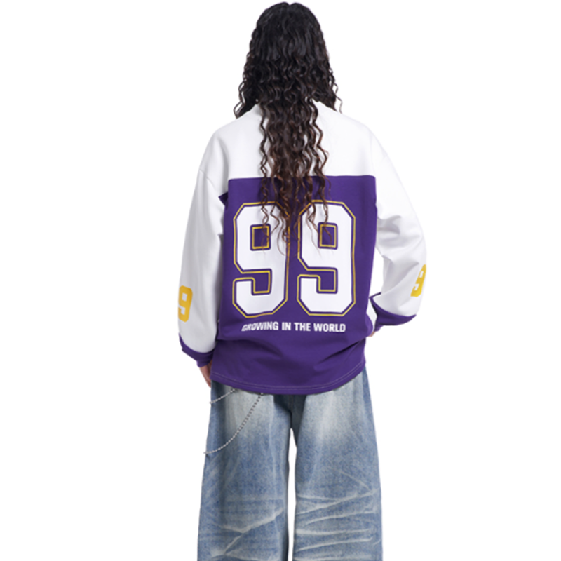 RETRO LETTERED SWEATSHIRT I-0184