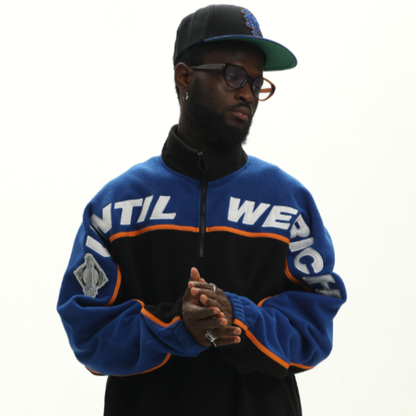 COLORBLOCKED HIP-HOP PULLOVER I-0060