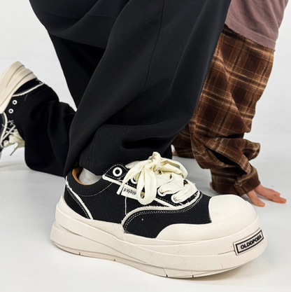 RETRO CANVAS PLATE SHOES I-0228