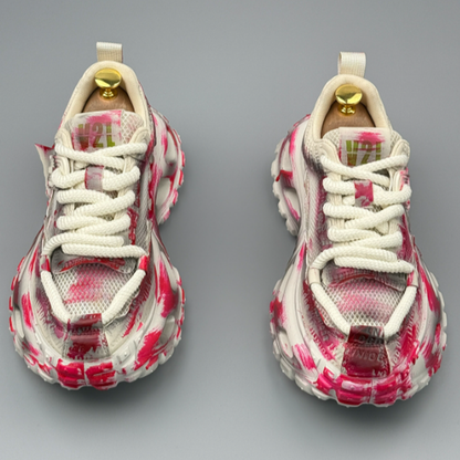 BREATHABLE MESH POP COLOR SHOES I-0223