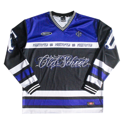 FUNKY HIP-HOP RUGBY LONG SLEEVE TEE I-0110