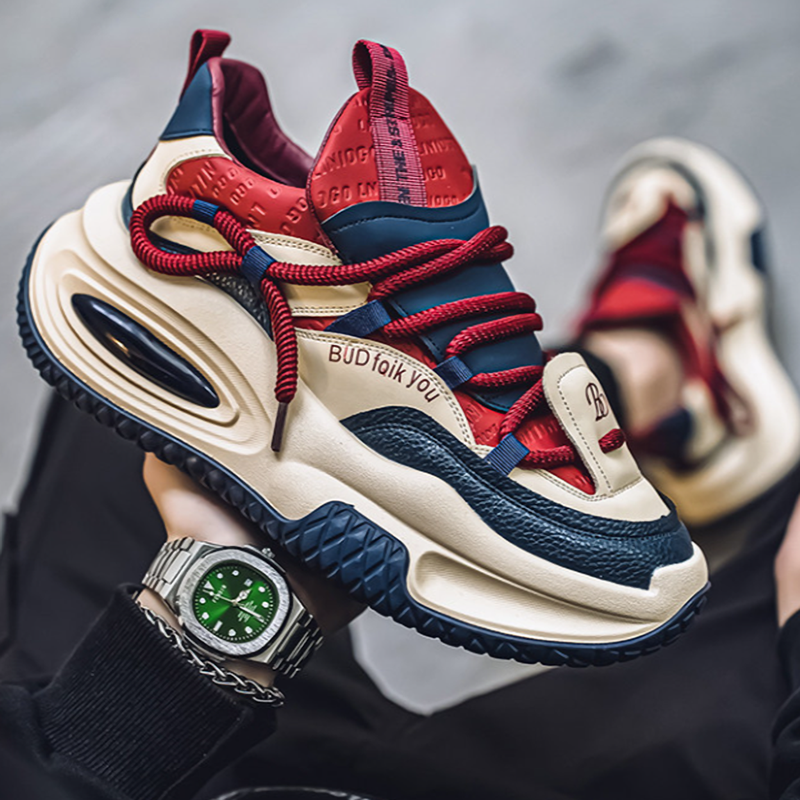 STYLISH THICK-BOTTOM SNEAKERS I-0207