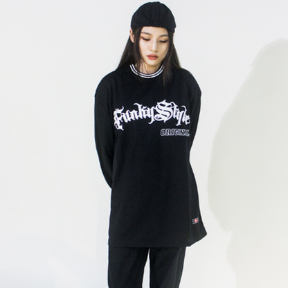 FUNKY CHICANO HIP HOP LONG SLEEVE TEE I-0109
