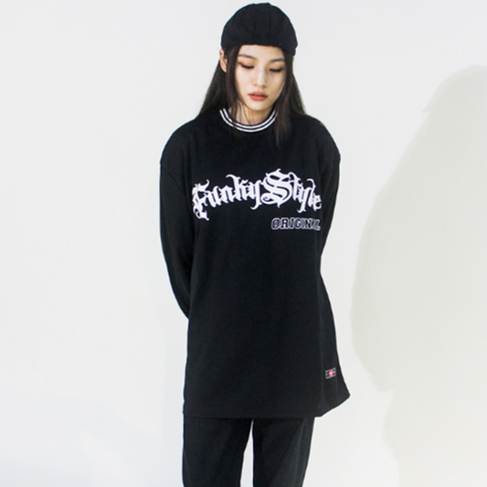FUNKY CHICANO HIP HOP LONG SLEEVE TEE I-0109