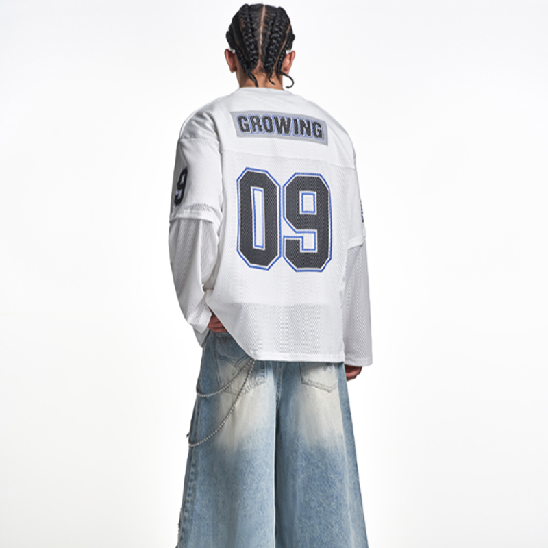 NUMBERED SPORTS HOCKEY SHIRT I-0024