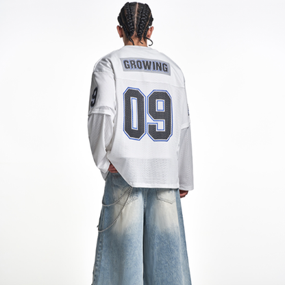 NUMBERED SPORTS HOCKEY SHIRT I-0024