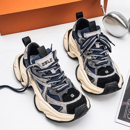 RETRO LUXE CASUAL SNEAKERS I-0217