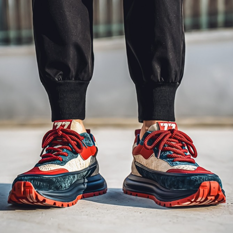 RETRO HEIGHT-INCREASE SHOES I-0220