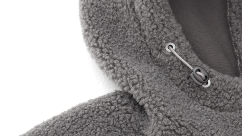 HOODED FLEECE JACKET I-0007