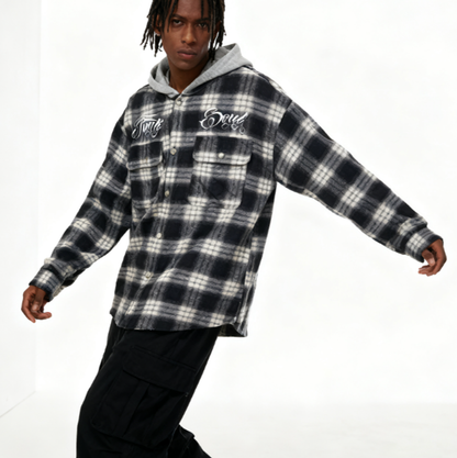 FUNKY BBOY HOODED SHIRT I-0175