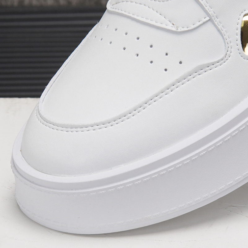 Two-tone lace-up sneakers I-0190