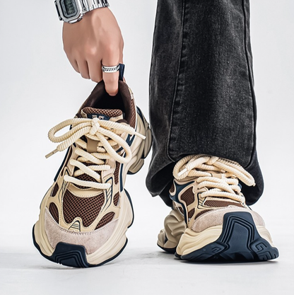 MESH HEIGHTENING SPORTS SHOES I-0216