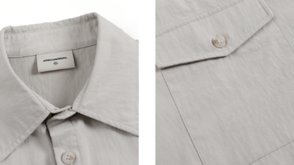 PEPLUM LONG SLEEVE SHIRT I-0093