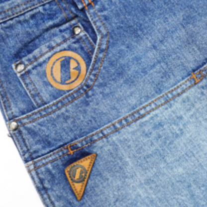 HEAVY WASH HIP-HOP JEANS I-0133