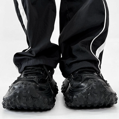 BLACK KNIGHTS THICK SOLE SNEAKERS I-0203