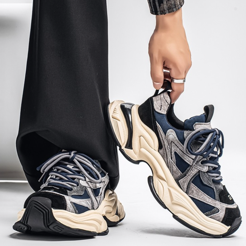 RETRO LUXE CASUAL SNEAKERS I-0217