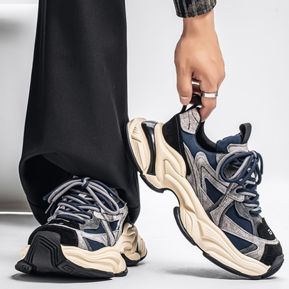 RETRO LUXE CASUAL SNEAKERS I-0217