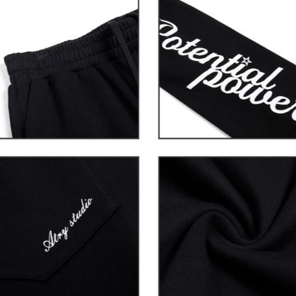 CASUAL GRAPHIC SWEATPANTS I-0081