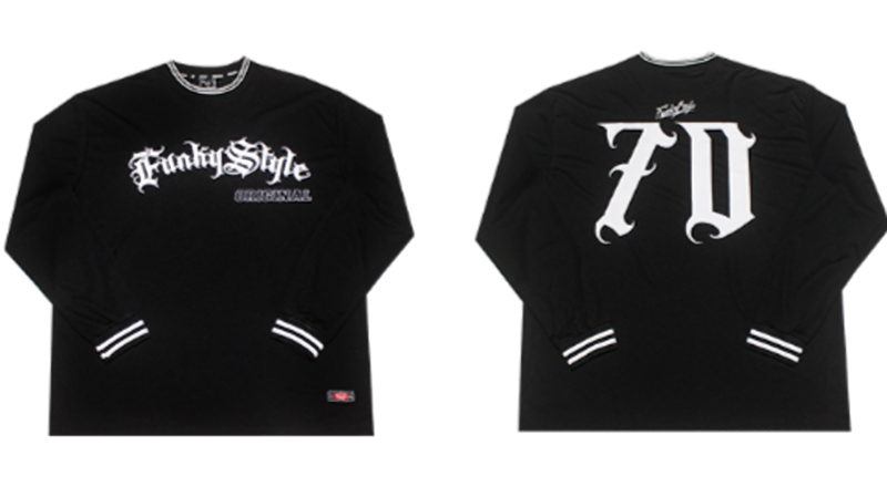 FUNKY CHICANO HIP HOP LONG SLEEVE TEE I-0109