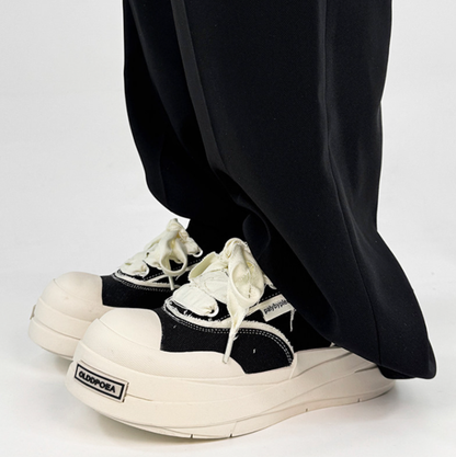 RETRO CANVAS PLATE SHOES I-0228