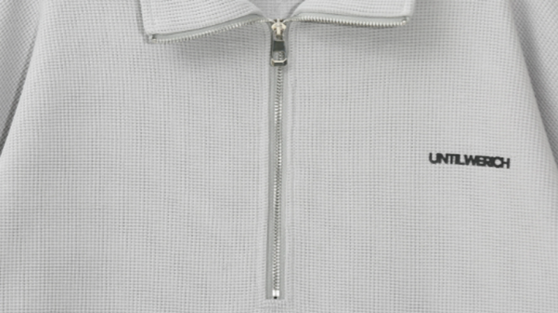 LOOSE HALF-ZIP SWEAT SHIRTI-0010