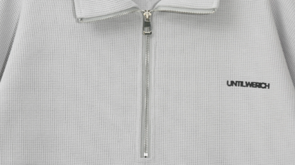 LOOSE HALF-ZIP SWEAT SHIRTI-0010