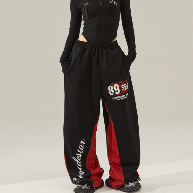 COLORFUL WIDE-LEG JAZZ PANTS I-0098