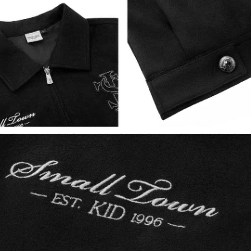 FAUX SUEDE PATCHWORK JACKET I-0051