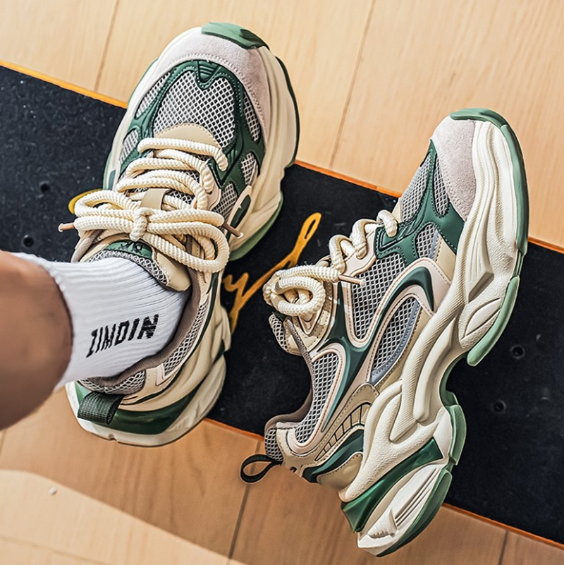 MESH HEIGHTENING SPORTS SHOES I-0216