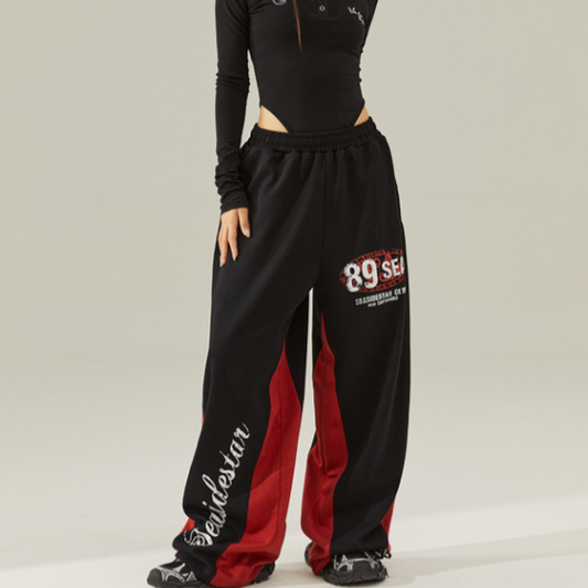 COLORFUL WIDE-LEG JAZZ PANTS I-0098