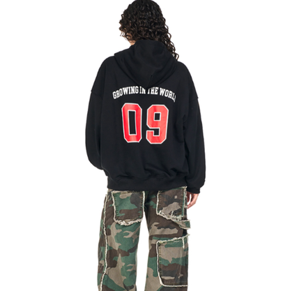 RETRO CAMO HOODED SWEATSHIRT I-0185