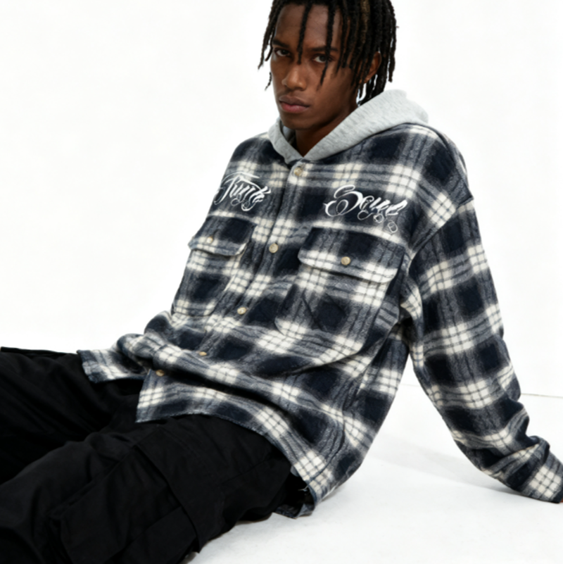 FUNKY BBOY HOODED SHIRT I-0175