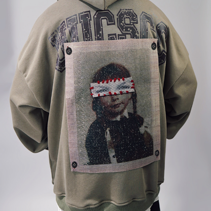 RETRO HIP-HOP HOODED SWEATSHIRT I-0149