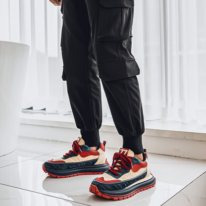 RETRO HEIGHT-INCREASE SHOES I-0220