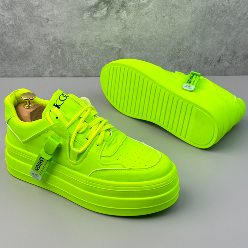 ELEVATED THICK SOLE SNEAKERS I-0201