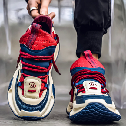 STYLISH THICK-BOTTOM SNEAKERS I-0207