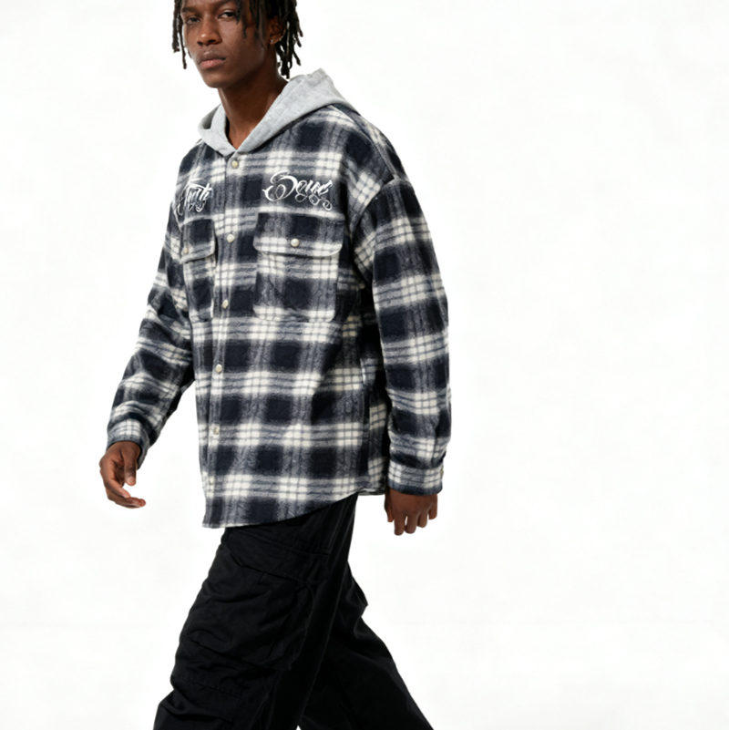 FUNKY BBOY HOODED SHIRT I-0175