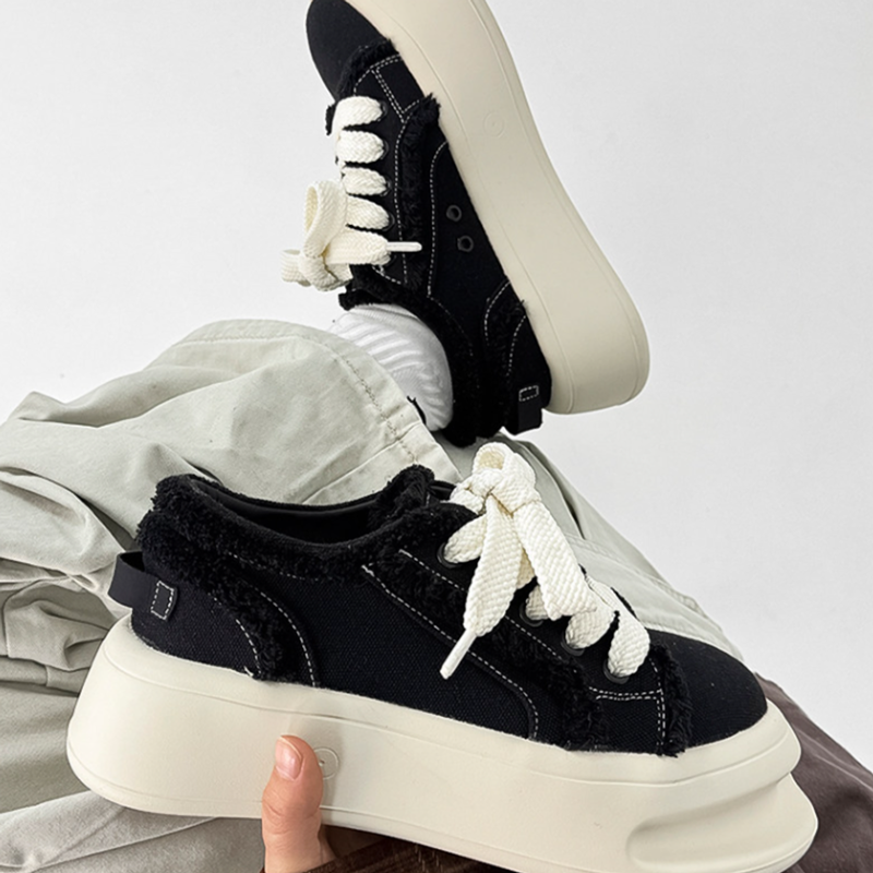 CUTE BIG-HEAD CANVAS SHOES I-0227