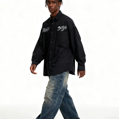 VINTAGE CHICANO TATTOO WORK SHIRT I-0170