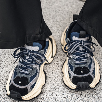 RETRO LUXE CASUAL SNEAKERS I-0217