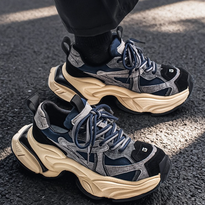 RETRO LUXE CASUAL SNEAKERS I-0217