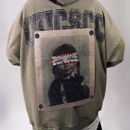 RETRO HIP-HOP HOODED SWEATSHIRT I-0149