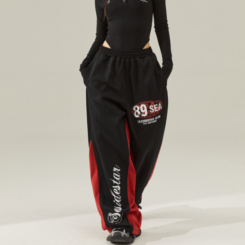 COLORFUL WIDE-LEG JAZZ PANTS I-0098