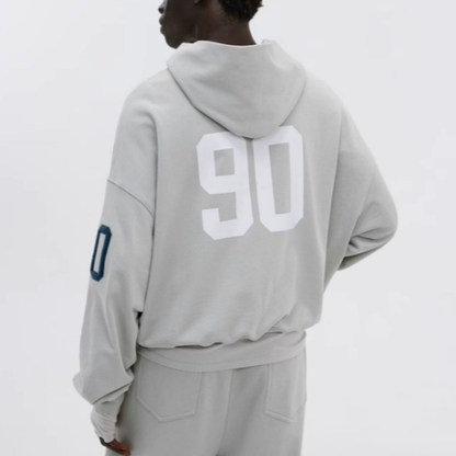 RETRO EMBROIDERED HOODED JACKET I-0066